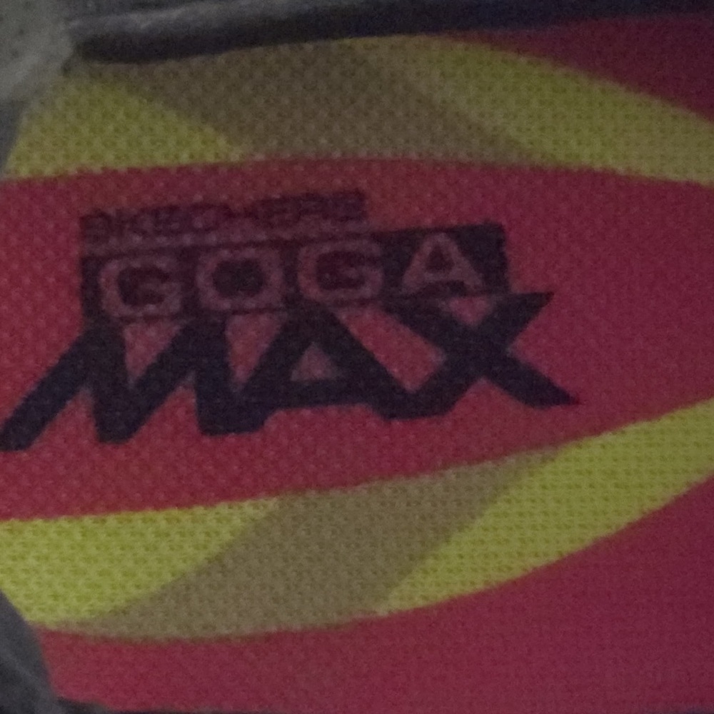 Skechers Goga Max Red and Yellow Sneakers - Picture 13 of 16